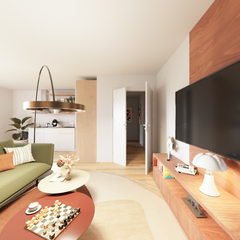 Appartement-Jardin - 3 pièces - A002